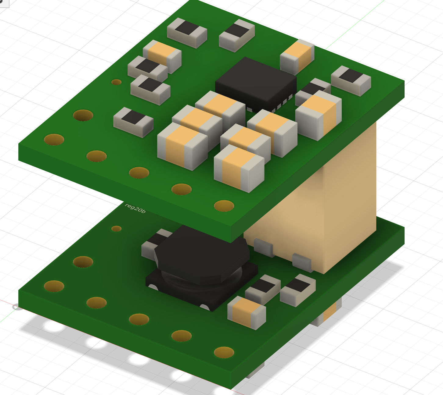Fusion 360 buck-boost converter model
